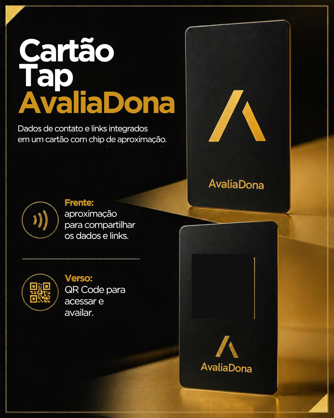 Cartão Tap AvaliaDona